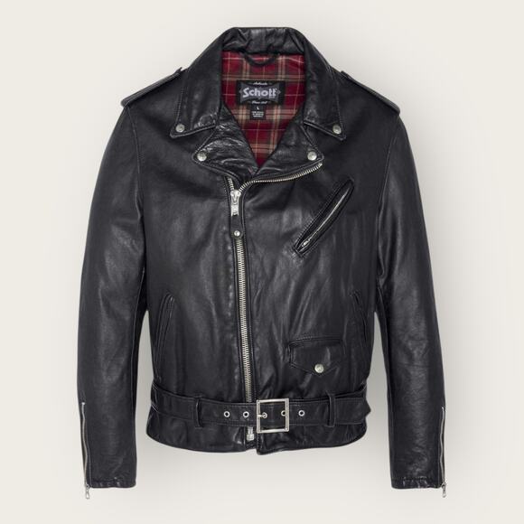 Schott Iconic Vintage Perfecto Cowhide Leather Jacket NWOT - Picture 1 of 8